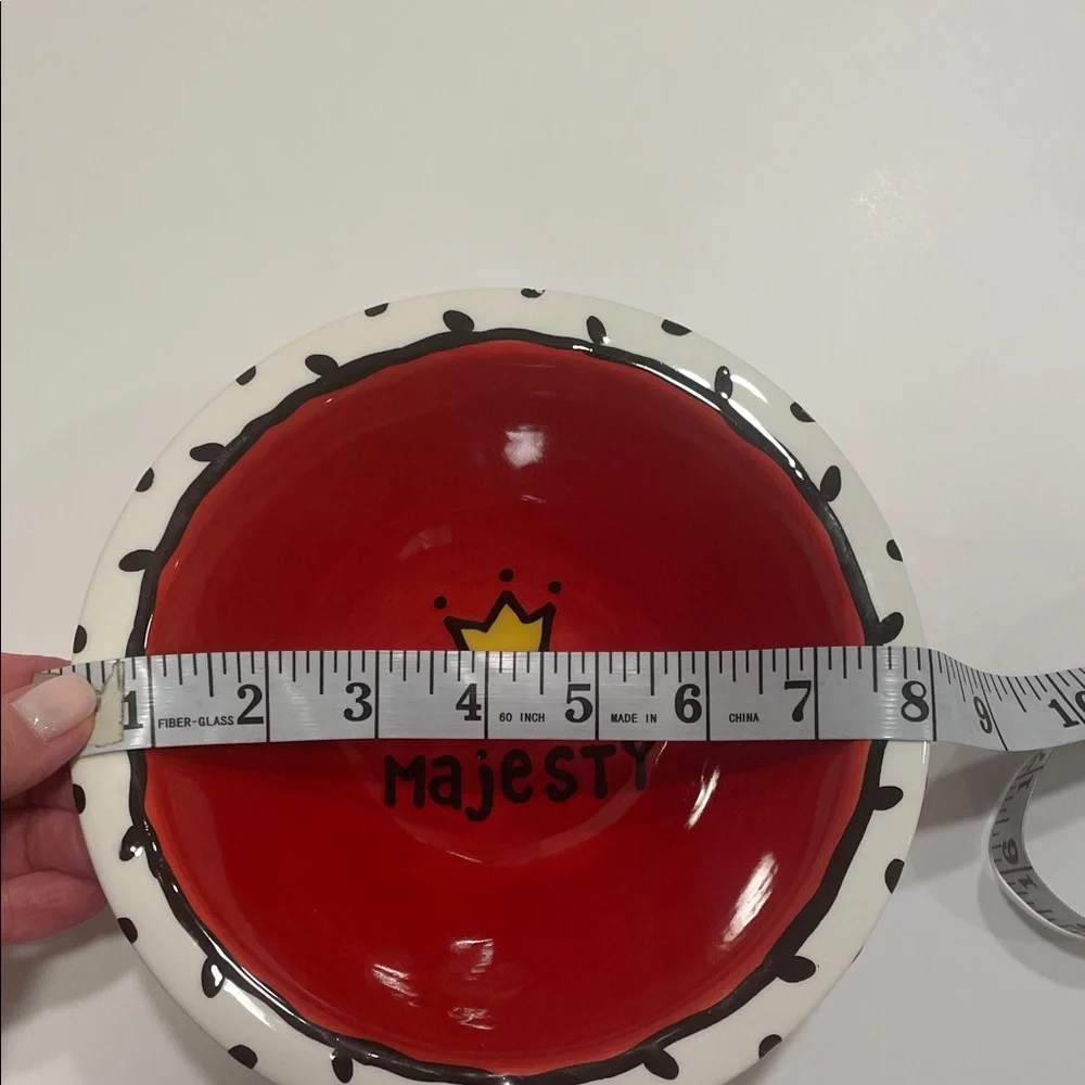 HER MAJESTY ceramic dog bowl by Our Name is Mud o/s